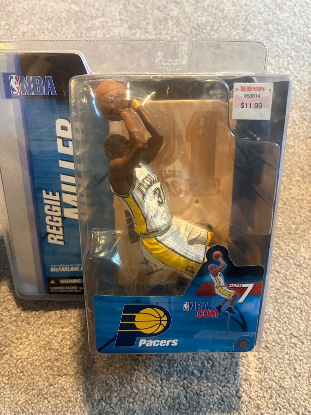 Reggie Miller Pacers McFarlane NBA Action Figure